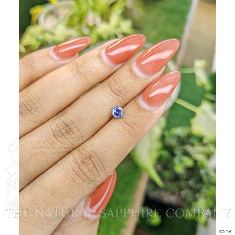 0.51 Ct. Blue Sapphire from Ceylon (Sri Lanka)