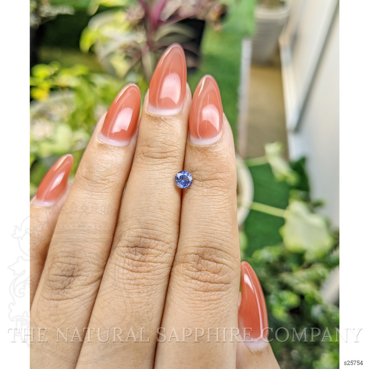 0.51 Ct. Blue Sapphire from Ceylon (Sri Lanka)