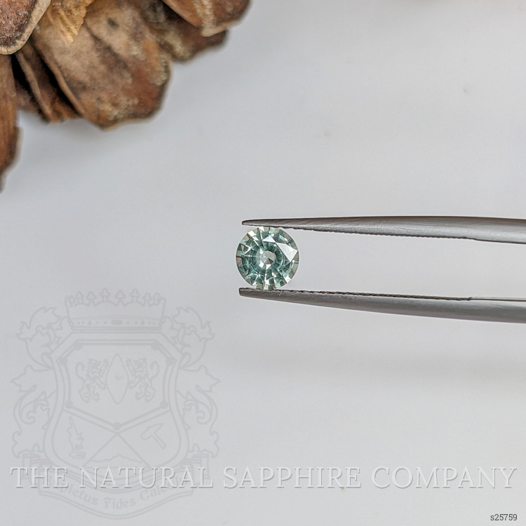 0.67 Ct. Bluish Green Sapphire from Ceylon (Sri Lanka)