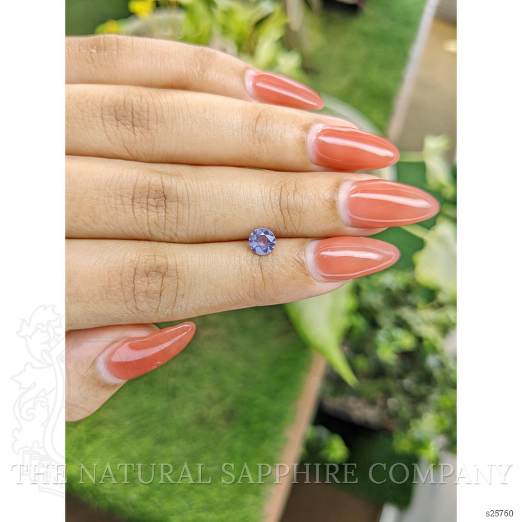 0.63 Ct. Purple Sapphire from Ceylon (Sri Lanka)
