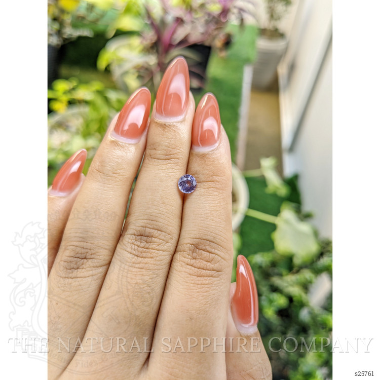 0.79 Ct. Purple Sapphire from Ceylon (Sri Lanka)