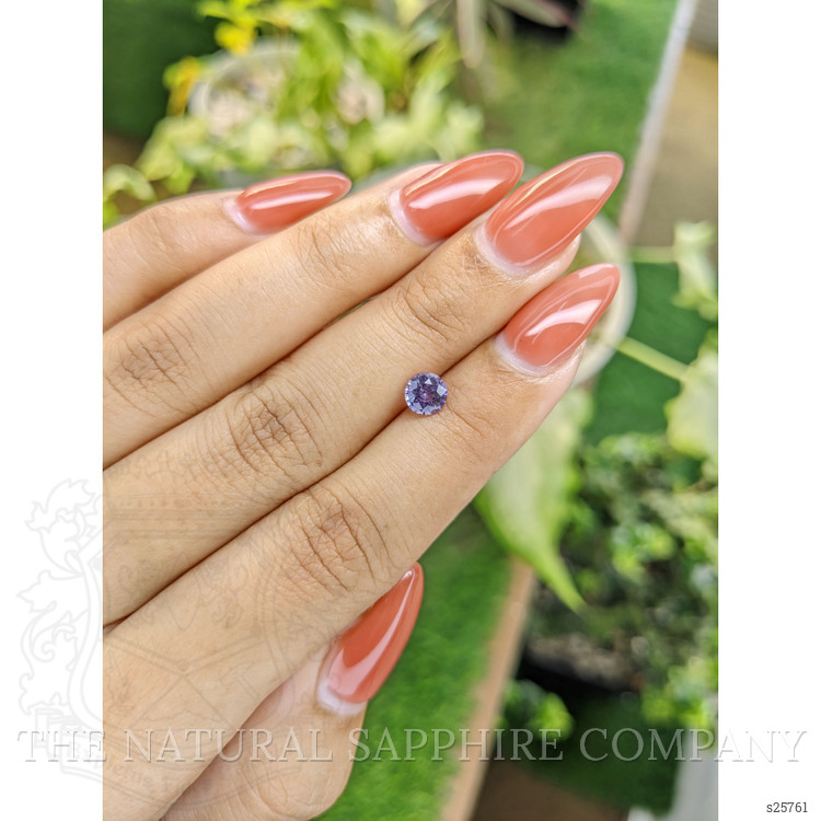 0.79 Ct. Purple Sapphire from Ceylon (Sri Lanka)