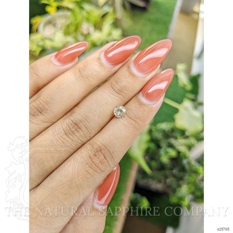 0.66 Ct. Yellow Sapphire from Ceylon (Sri Lanka)