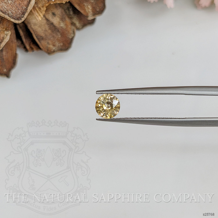 0.79 Ct. Yellow Sapphire from Ceylon (Sri Lanka)