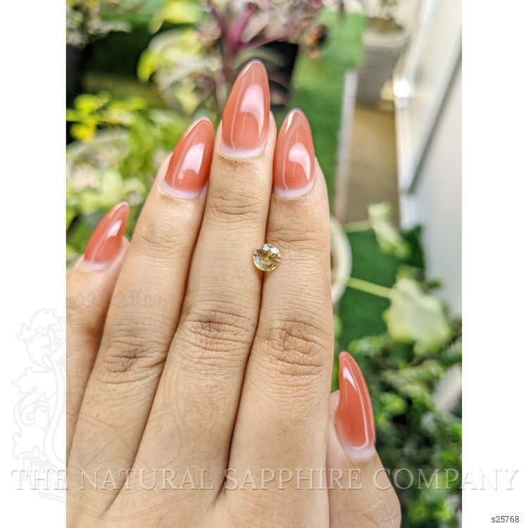 0.79 Ct. Yellow Sapphire from Ceylon (Sri Lanka)