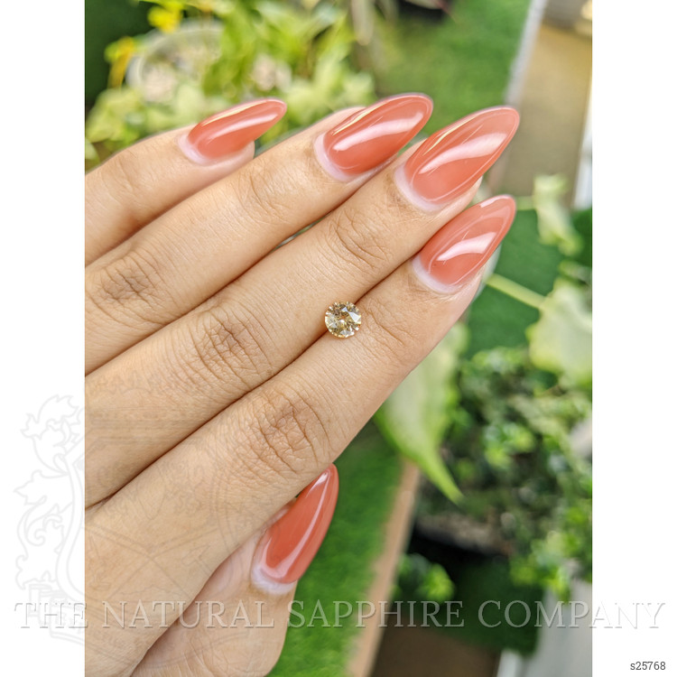 0.79 Ct. Yellow Sapphire from Ceylon (Sri Lanka)