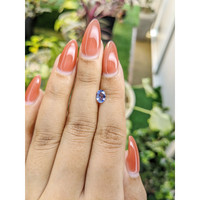 0.73 Ct. Blue Sapphire from Ceylon (Sri Lanka) Life Style
