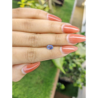 0.73 Ct. Blue Sapphire from Ceylon (Sri Lanka) Life Style