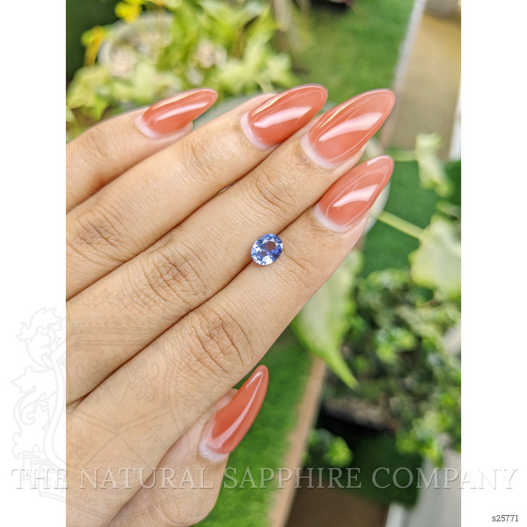 0.80 Ct. Blue Sapphire from Ceylon (Sri Lanka)