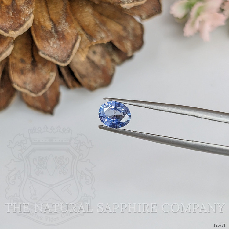 0.80 Ct. Blue Sapphire from Ceylon (Sri Lanka)