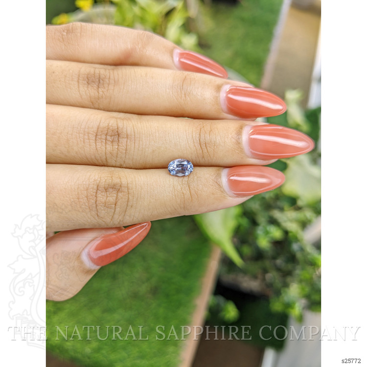 0.92 Ct. Blue Sapphire from Ceylon (Sri Lanka)