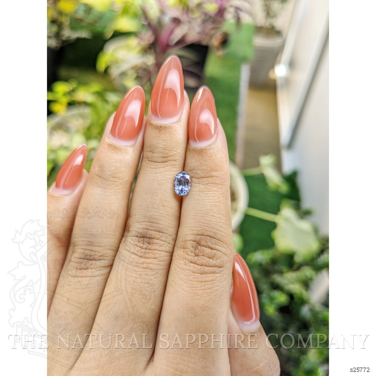 0.92 Ct. Blue Sapphire from Ceylon (Sri Lanka)