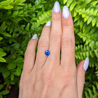 1.18 Ct. Blue Sapphire from Ceylon (Sri Lanka) Life Style