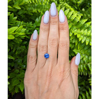 1.55 Ct. Blue Sapphire from Ceylon (Sri Lanka) Life Style