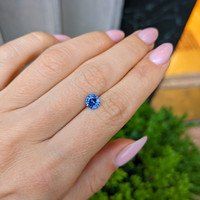 1.22 Ct. Blue Sapphire from Ceylon (Sri Lanka) Life Style