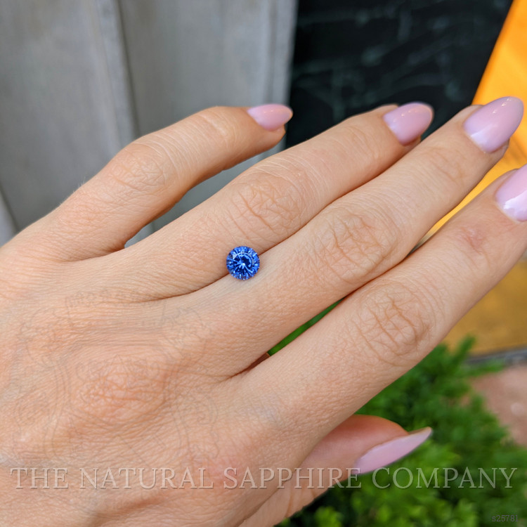 0.97 Ct. Blue Sapphire from Ceylon (Sri Lanka)
