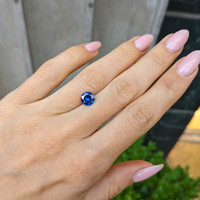 1.59 Ct. Blue Sapphire from Ceylon (Sri Lanka) Life Style