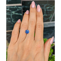 1.67 Ct. Blue Sapphire from Ceylon (Sri Lanka) Life Style