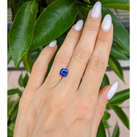 1.59 Ct. Blue Sapphire from Ceylon (Sri Lanka) Life Style