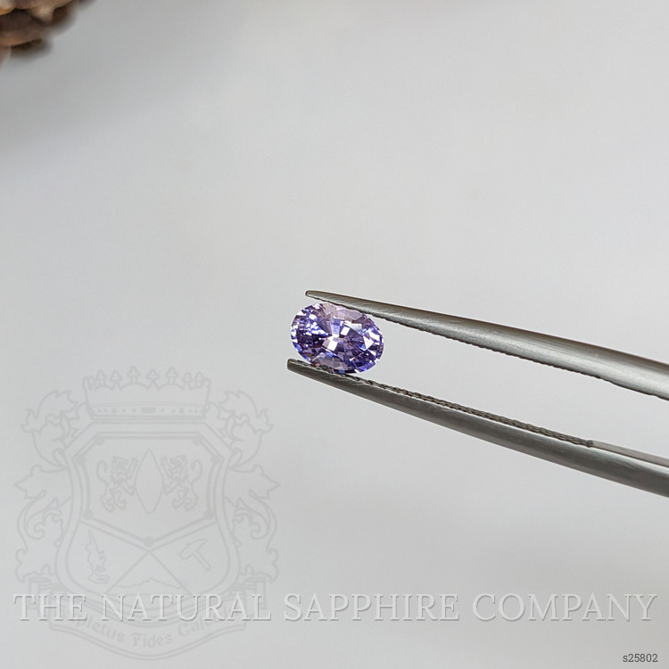 0.75 Ct. Bluish Purple Sapphire from Ceylon (Sri Lanka)
