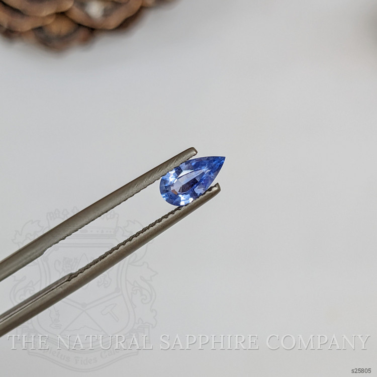 0.67 Ct. Blue Sapphire from Ceylon (Sri Lanka)