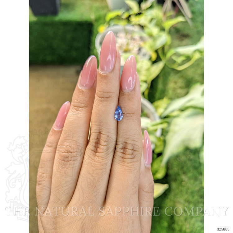 0.67 Ct. Blue Sapphire from Ceylon (Sri Lanka)