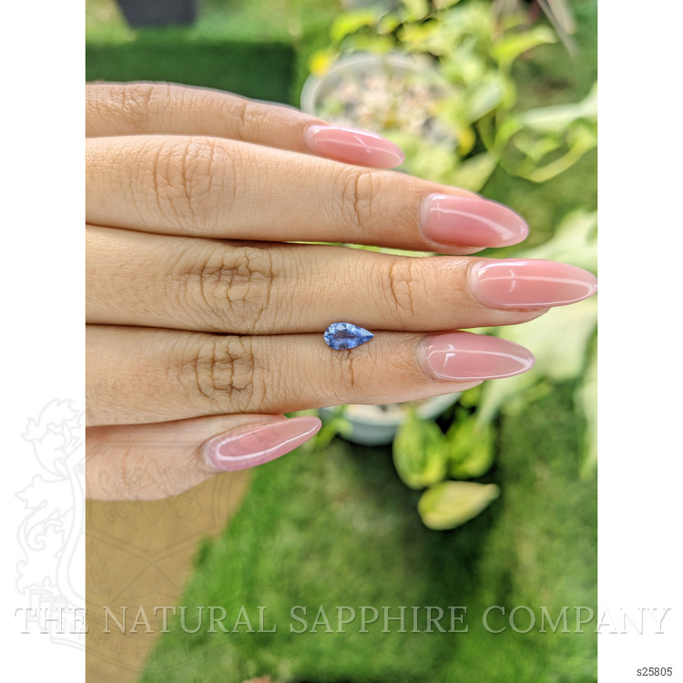 0.67 Ct. Blue Sapphire from Ceylon (Sri Lanka)