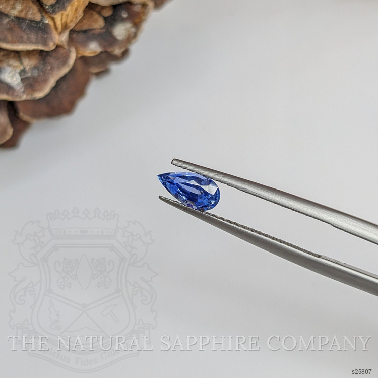 0.76 Ct. Blue Sapphire from Ceylon (Sri Lanka)