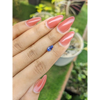 0.76 Ct. Blue Sapphire from Ceylon (Sri Lanka) Life Style