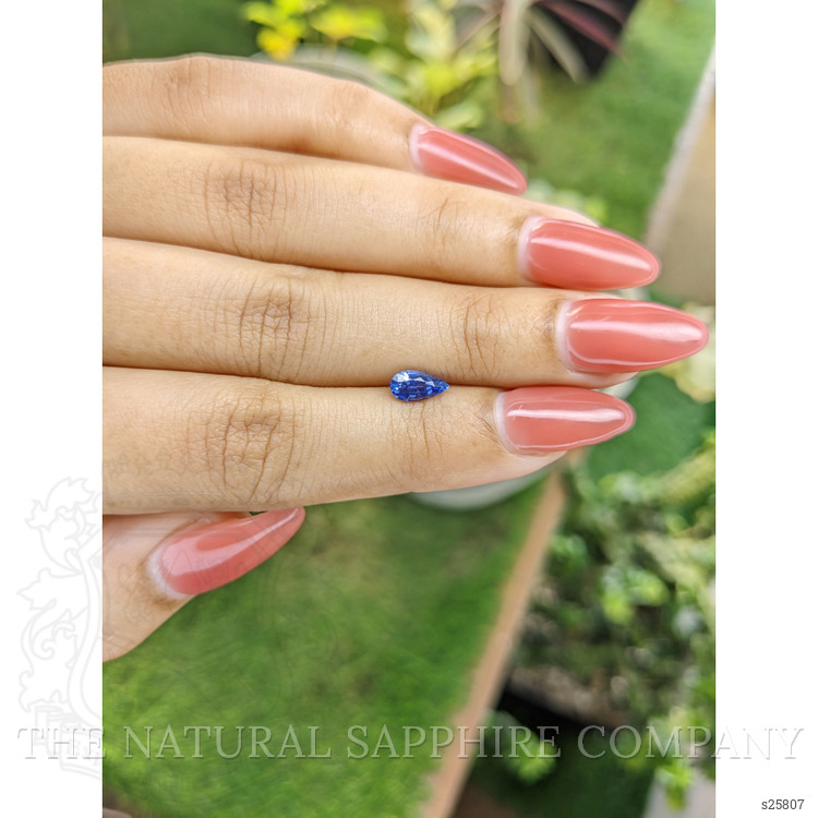0.76 Ct. Blue Sapphire from Ceylon (Sri Lanka)