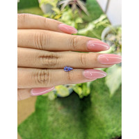 0.65 Ct. Violet Sapphire from Ceylon (Sri Lanka) Life Style