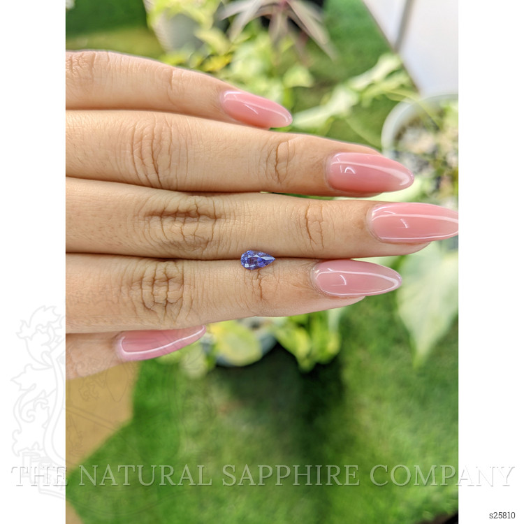 0.65 Ct. Violet Sapphire from Ceylon (Sri Lanka)