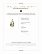 1.55 Ct. Yellow Sapphire from Ceylon (Sri Lanka) Scan Report