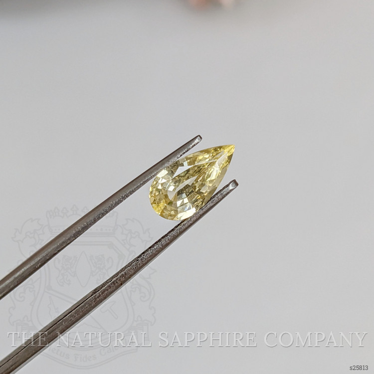 1.55 Ct. Yellow Sapphire from Ceylon (Sri Lanka)
