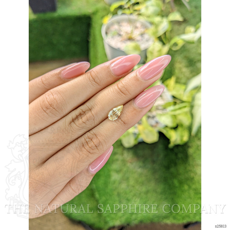 1.55 Ct. Yellow Sapphire from Ceylon (Sri Lanka)