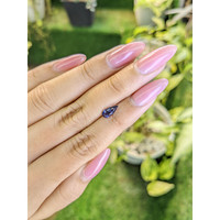 0.91 Ct. Bluish Purple Sapphire from Ceylon (Sri Lanka) Life Style