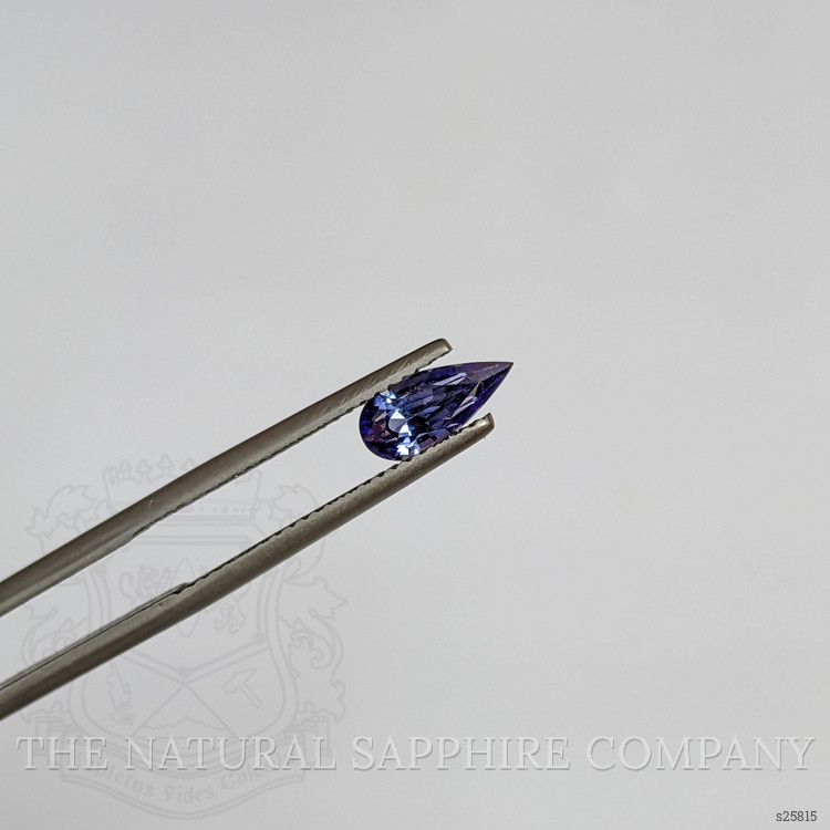 0.91 Ct. Bluish Purple Sapphire from Ceylon (Sri Lanka)