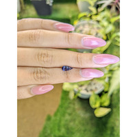 0.91 Ct. Bluish Purple Sapphire from Ceylon (Sri Lanka) Life Style
