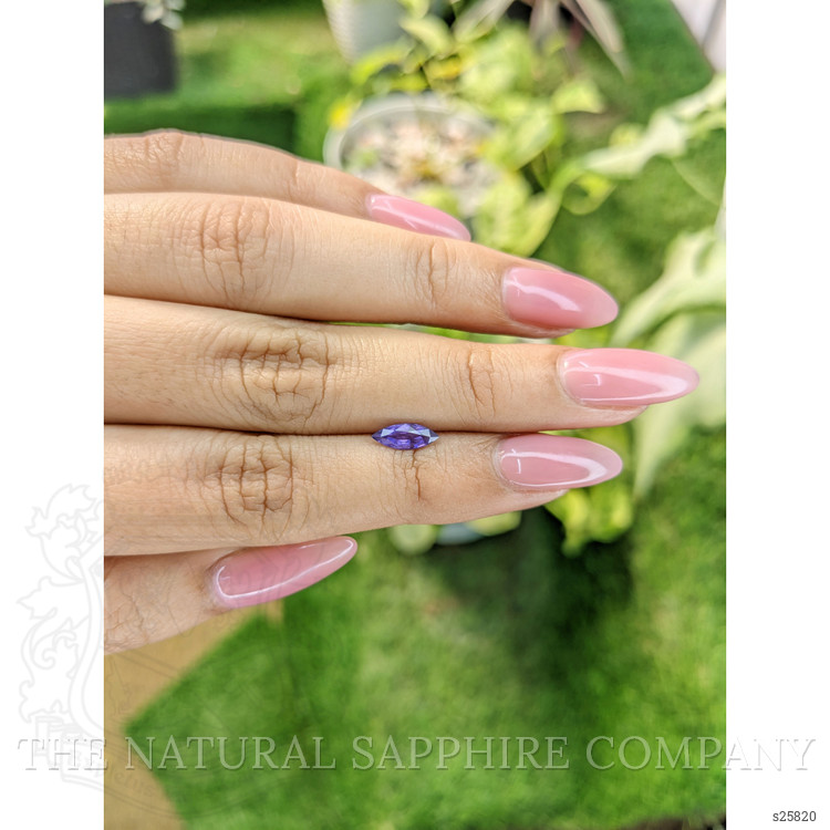 0.60 Ct. Purple Sapphire from Ceylon (Sri Lanka)
