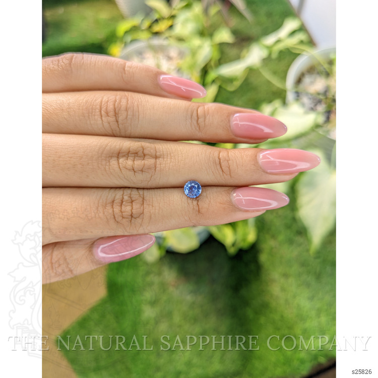 0.72 Ct. Blue Sapphire from Ceylon (Sri Lanka)