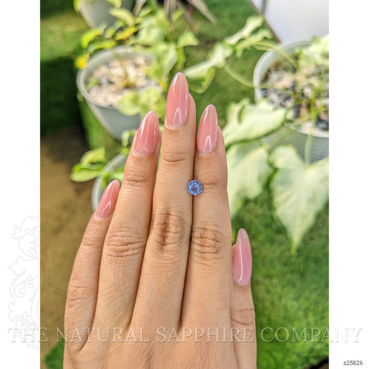 0.72 Ct. Blue Sapphire from Ceylon (Sri Lanka)