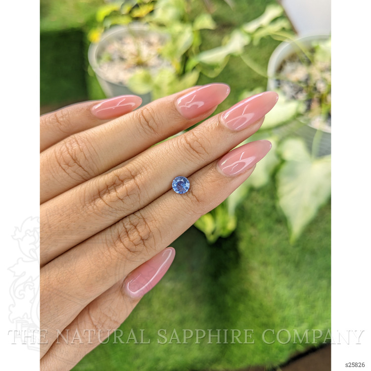 0.72 Ct. Blue Sapphire from Ceylon (Sri Lanka)