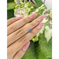 0.83 Ct. Blue Sapphire from Ceylon (Sri Lanka) Life Style