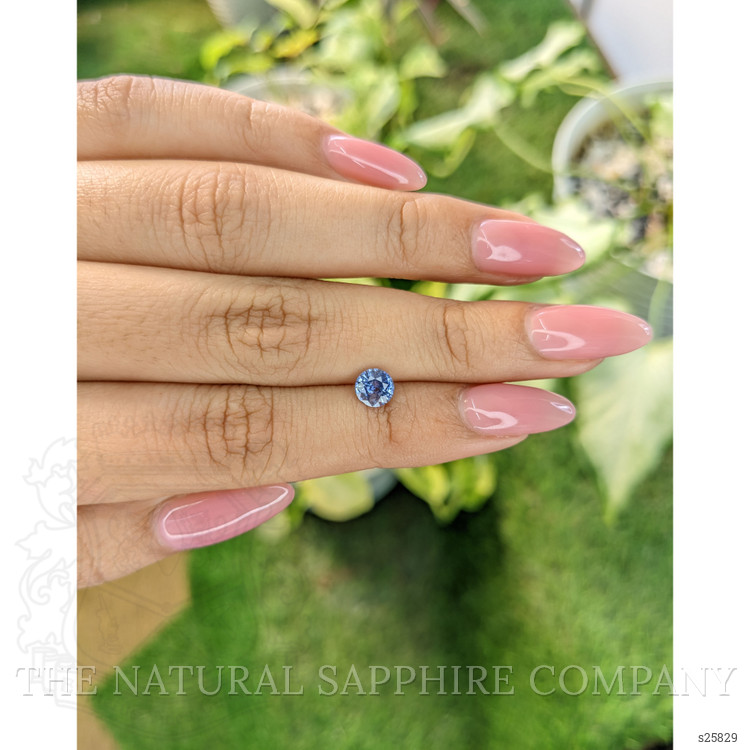 0.83 Ct. Blue Sapphire from Ceylon (Sri Lanka)
