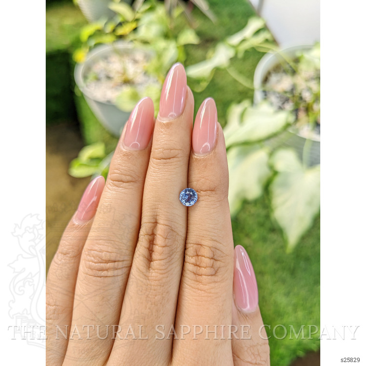 0.83 Ct. Blue Sapphire from Ceylon (Sri Lanka)