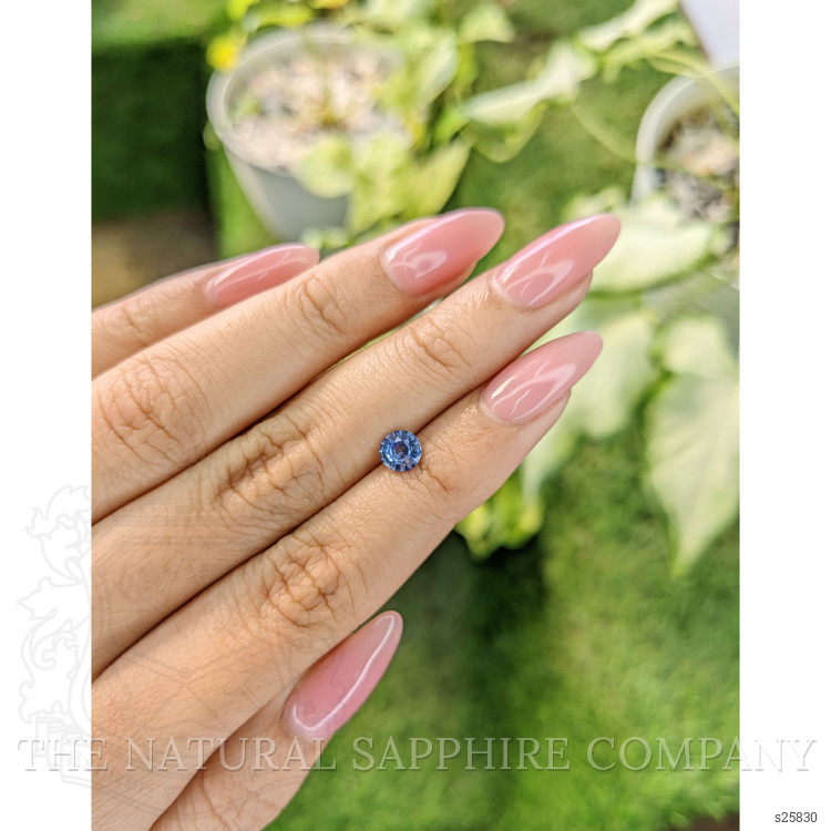 0.72 Ct. Blue Sapphire from Ceylon (Sri Lanka)