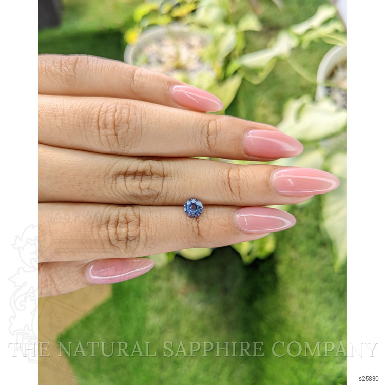 0.72 Ct. Blue Sapphire from Ceylon (Sri Lanka)