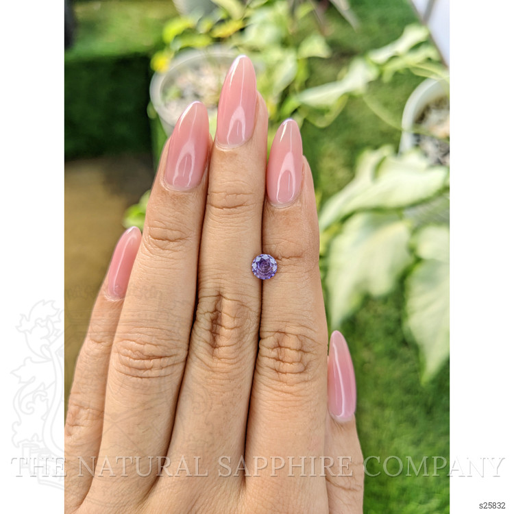 0.69 Ct. Purple Sapphire from Ceylon (Sri Lanka)
