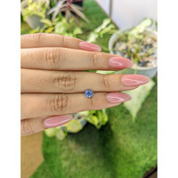 0.76 Ct. Blue Sapphire from Ceylon (Sri Lanka) Life Style