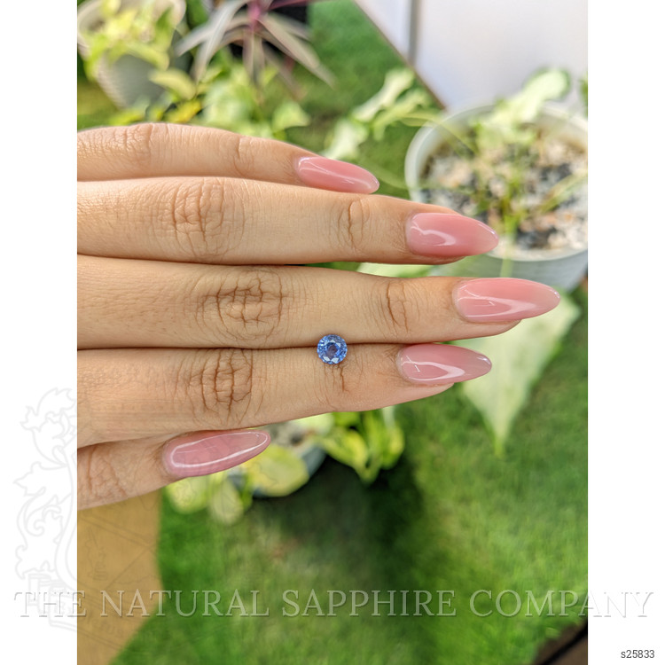 0.76 Ct. Blue Sapphire from Ceylon (Sri Lanka)